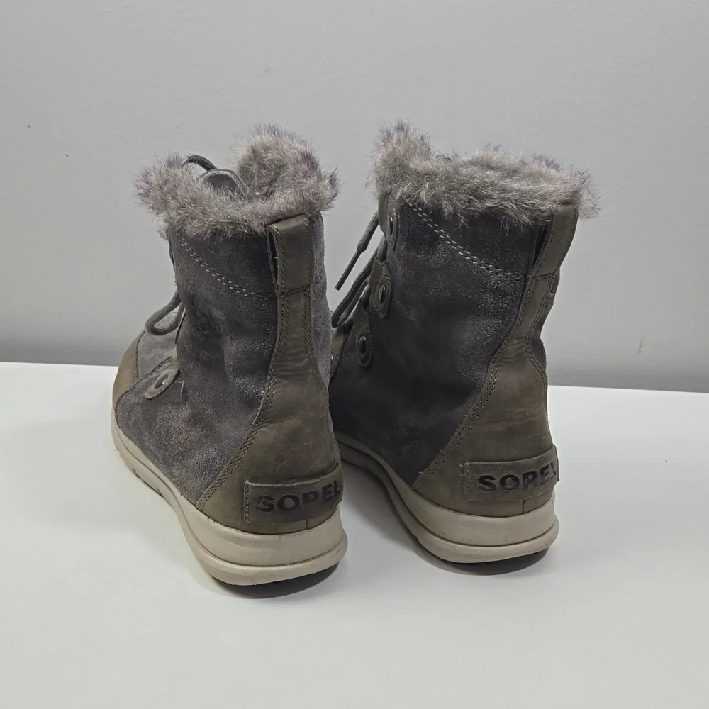 Sorel Explorer Joan Women's Gray Boot